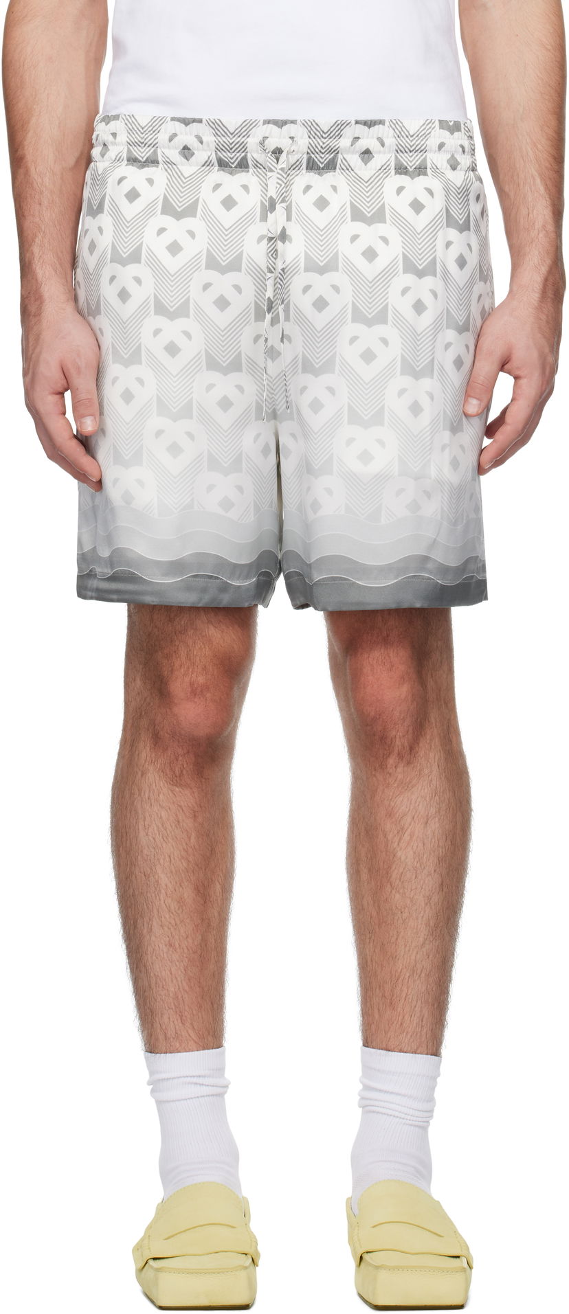 Шорти Casablanca Drawstring Shorts Сірий | MPS25-TR-012-01