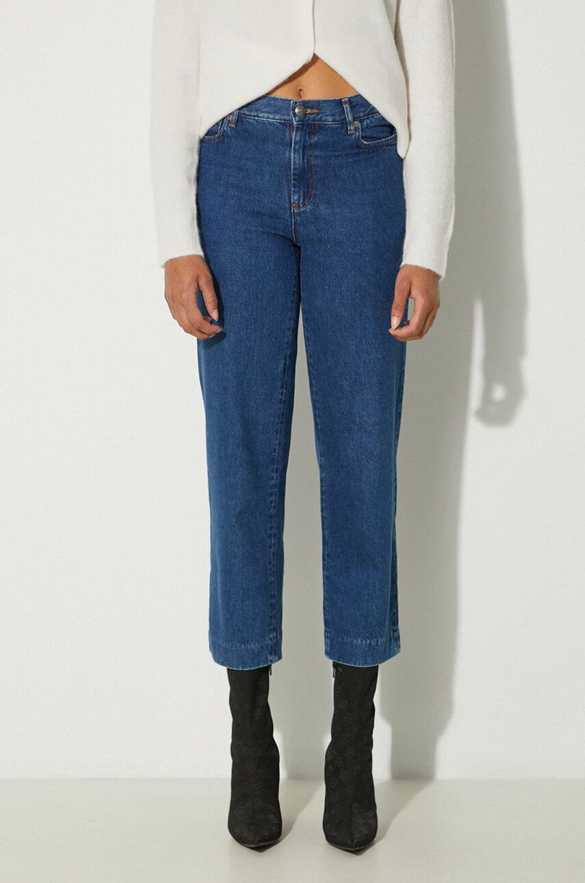 Джинси A.P.C. High Waist Jeans Синій | COGUK.F09131