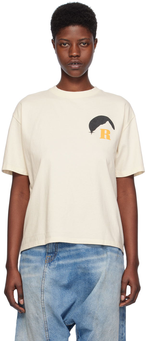Футболка Rhude Moonlight T-Shirt "Off-White" білий | RHPS24TT02012611