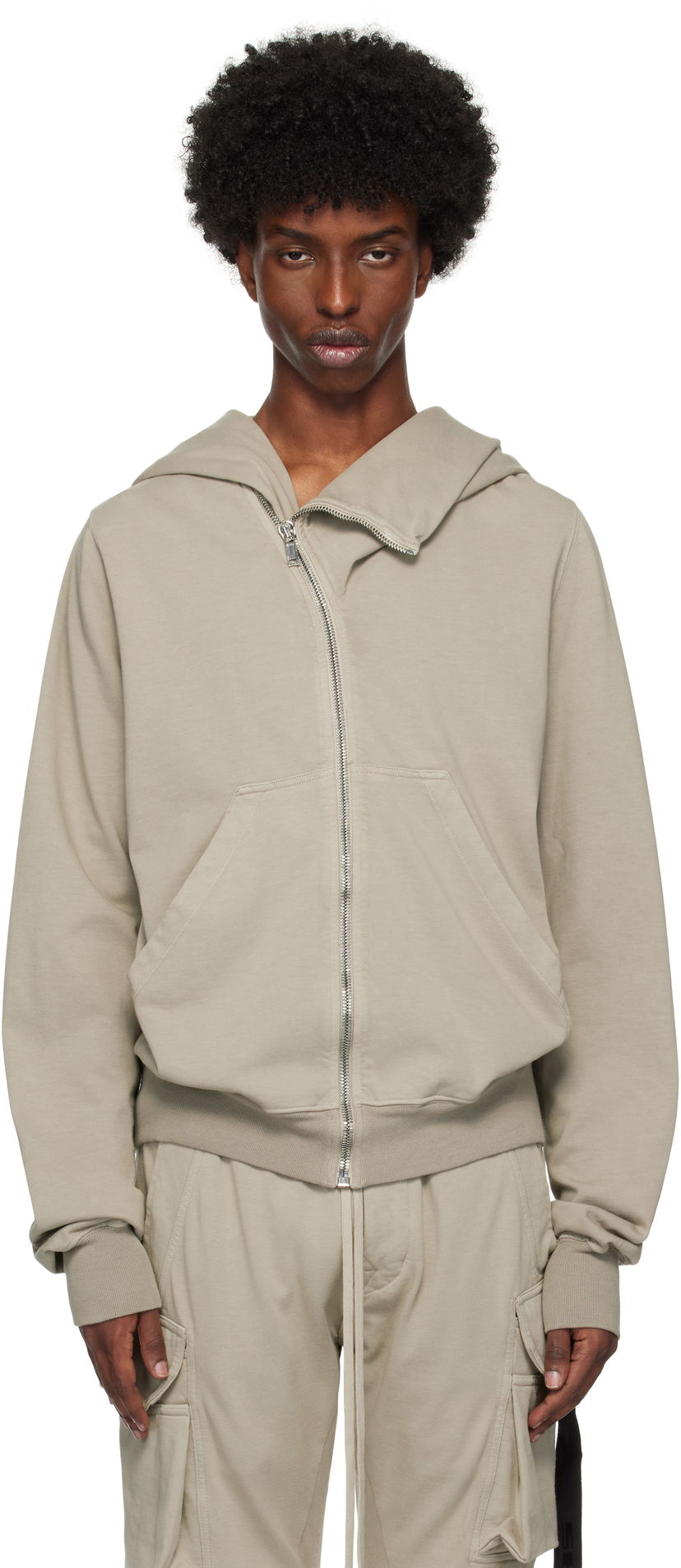 Світшоти Rick Owens Porterville Mountain Hoodie Сірий | DU02D2286 RIG