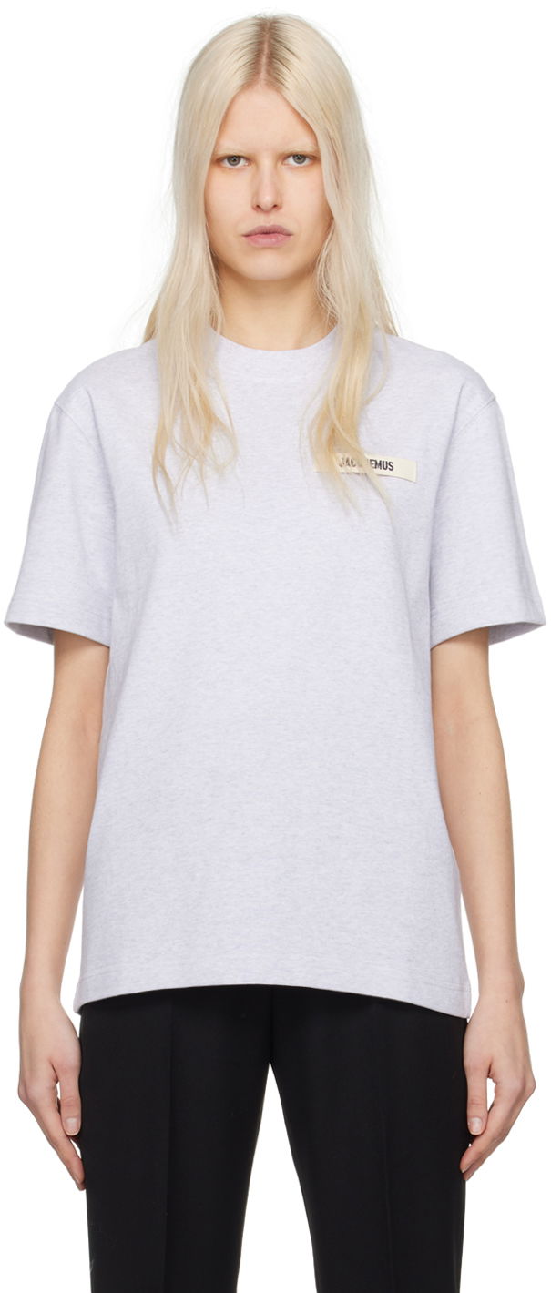 Футболка Jacquemus Gray Les Classiques 'Le білий | 24E245JS208-2125
