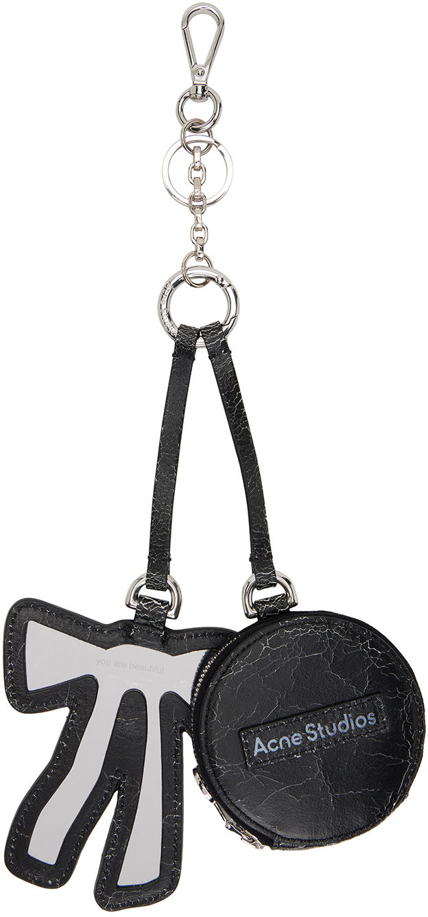 Гаманець Acne Studios Bow Mirror Coin Pouch чорний | CG0241-