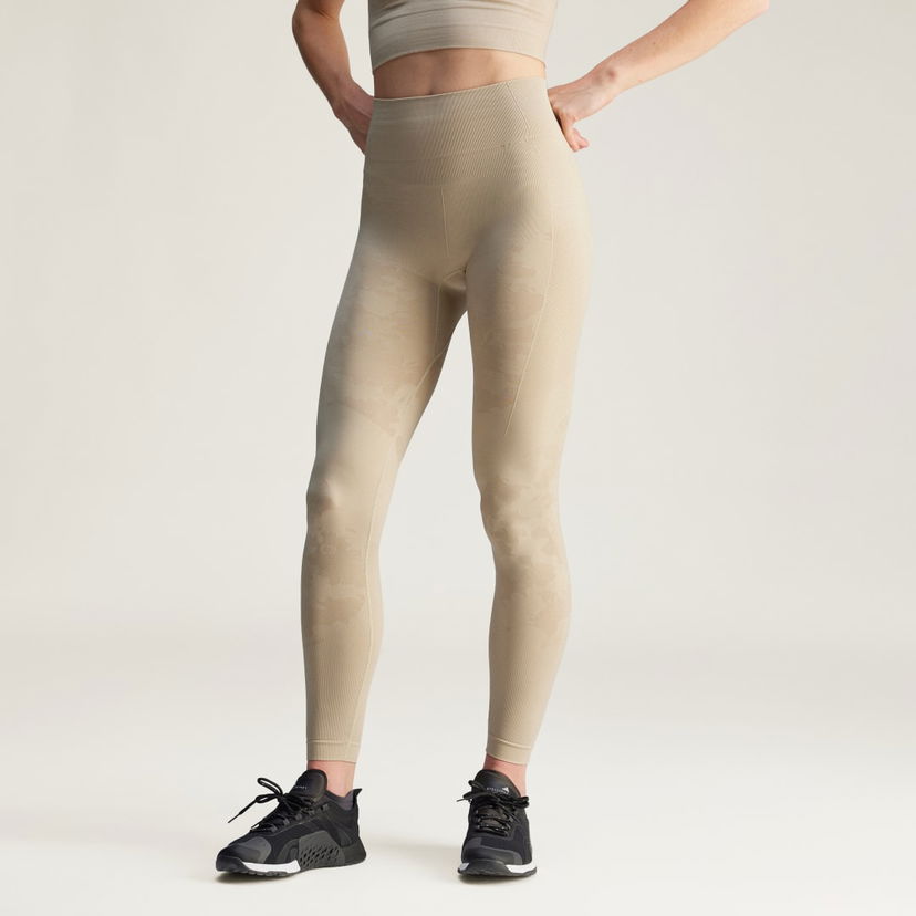 Легінси adidas Performance adidas by Stella McCartney TrueStrength Seamless Yoga Leggings бежевий | JJ1632
