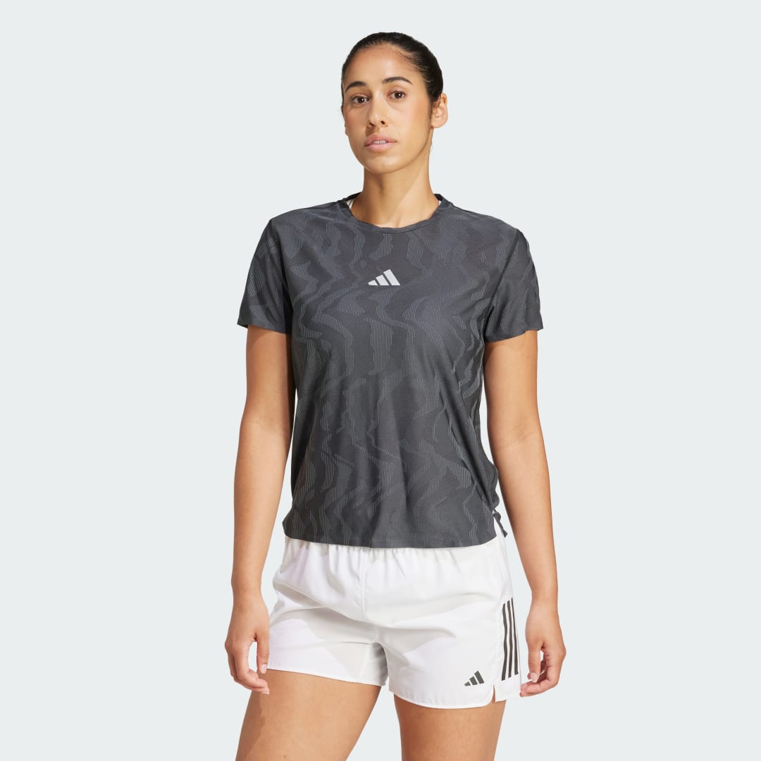 Футболка adidas Performance Ultimate Running Engineered Tee Сірий | JD6455, 0