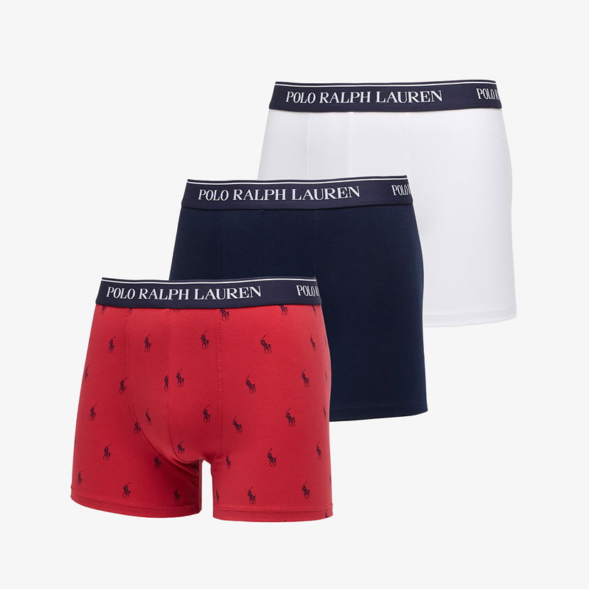 Боксери Polo by Ralph Lauren Polo Ralph Lauren Classic Trunk (3-Pack) білий | 714830299170