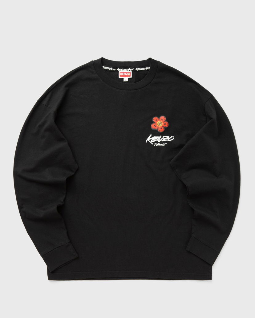Футболка KENZO Kenzo Futura Relax Long Sleeve T-Shirt чорний | FF65TL3514SG.99J