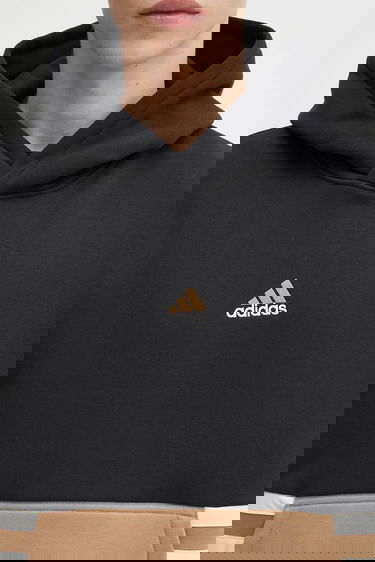 Світшоти adidas Performance ARCHIVE CUTLINE Color Block Striped Hoodie бежевий | JY2797, 4
