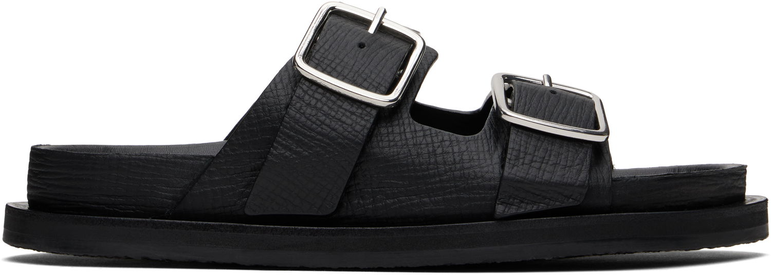 Одяг Studio Nicholson Studio Nicholson Denver Leather Sandals чорний | DENVER SNW - 1652, 0