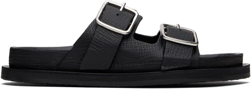 Одяг Studio Nicholson Studio Nicholson Denver Leather Sandals чорний | DENVER SNW - 1652