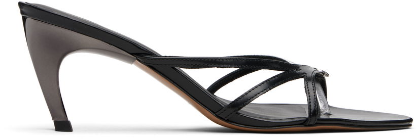 Аксесуари Coperni Coperni Low Strap Heeled Sandals чорний | COPSH80F6046