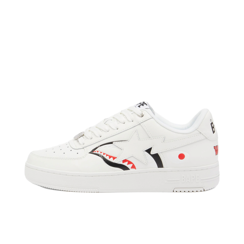 Кросівки та взуття BAPE Bape Sta Shark M2 "White" білий | 001FWK801307M-WHT