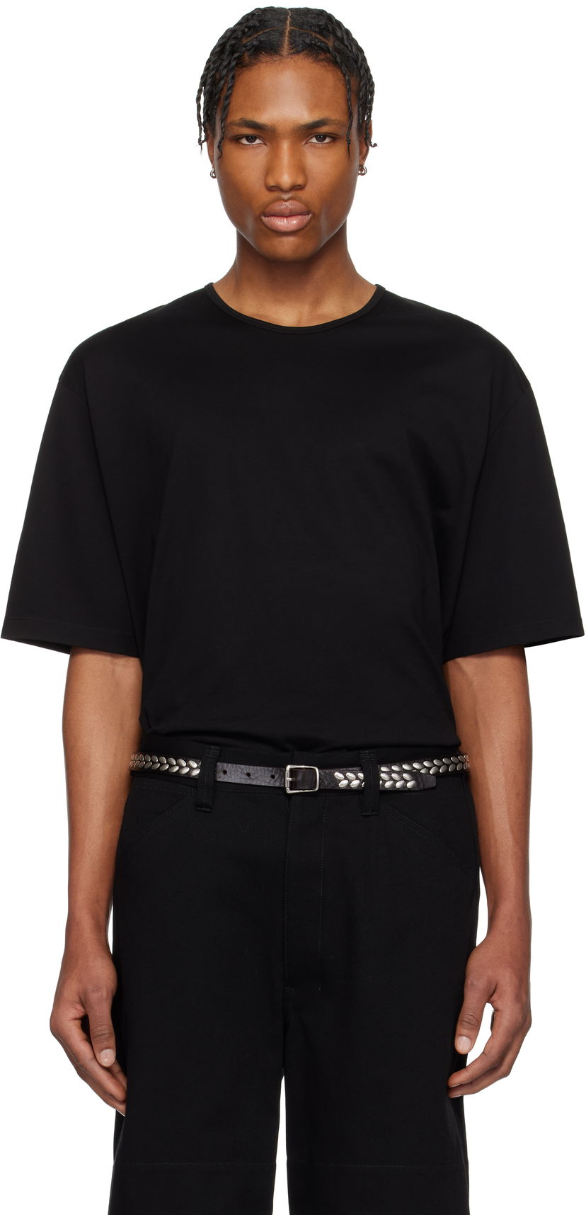 Футболка LEMAIRE Lemaire Relaxed T-Shirt чорний | TO1335 LJ1018