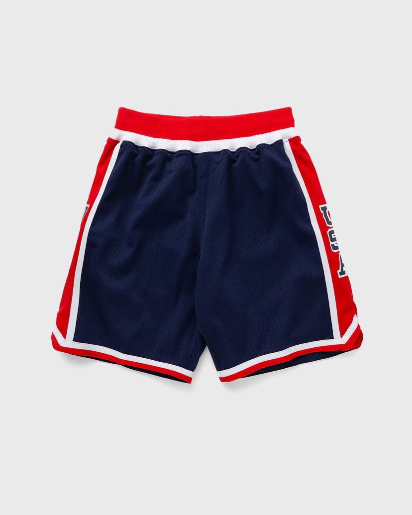 Шорти Mitchell & Ness Mitchell & Ness NBA USA 1984 Authentic Shorts Size L темно-синій | ASHR5746-USA84PPPNAVY