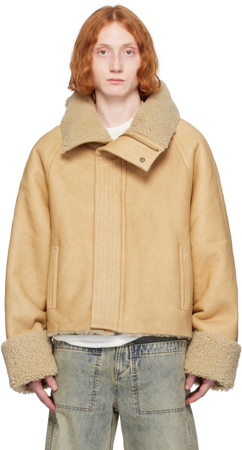 Пальто Entire Studios Entire Studios Bulk Shearling Jacket бежевий | ES2612CA