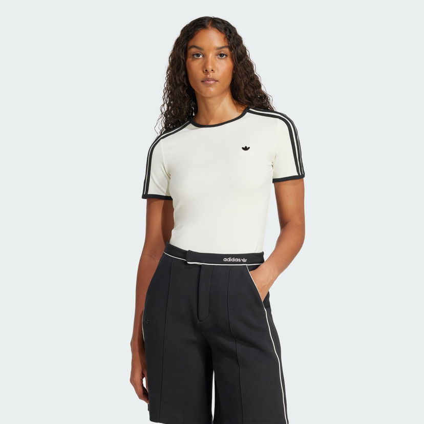 Футболка adidas Originals Premium 3-Stripes Cali T-Shirt білий | JD5467