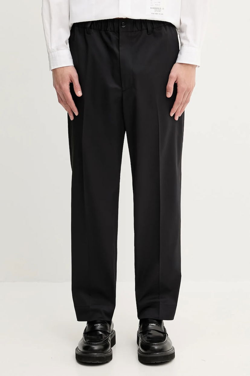 Штани Neighborhood NEIGHBORHOOD TAPEREDSILHOUETTE Tapered Trousers чорний | 251ZANH.PTM01