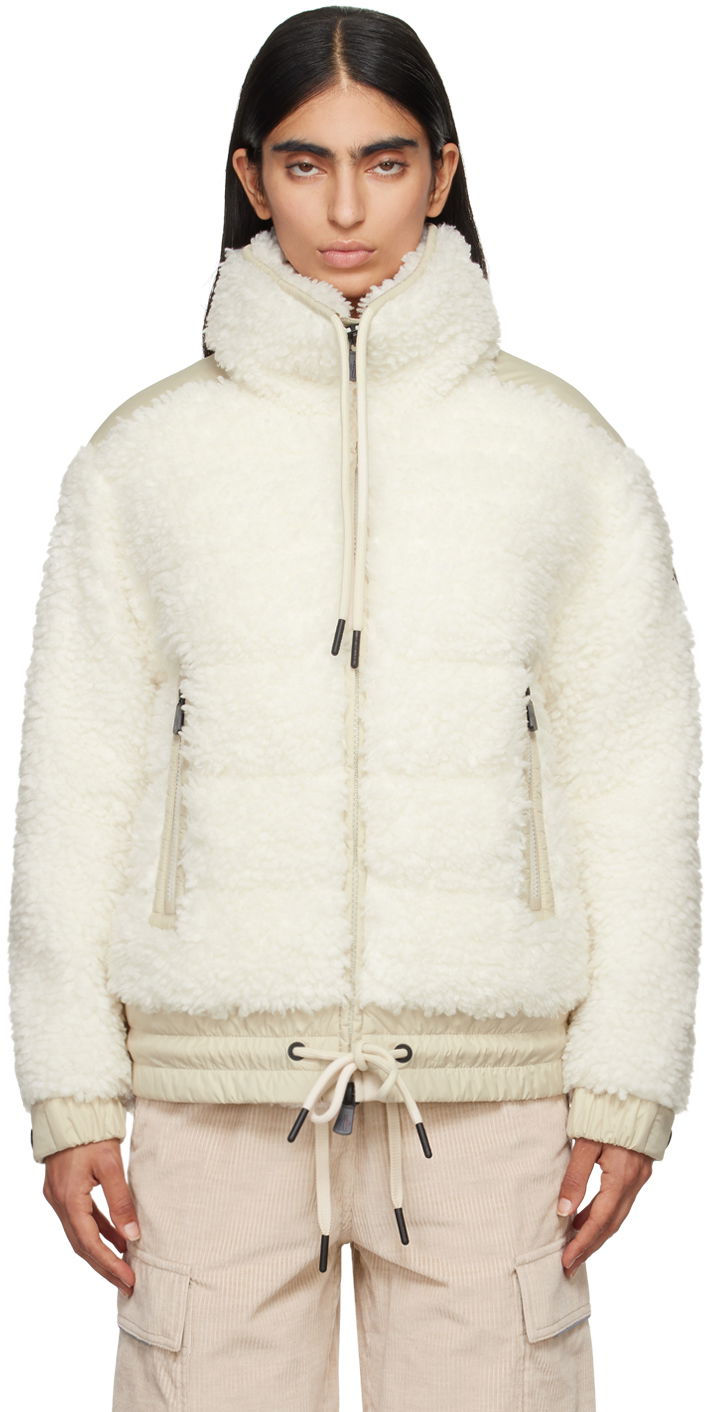 Куртка Moncler Moncler Grenoble Teddy Faux-Shearling Down Jacket білий | J20988G00023899A9