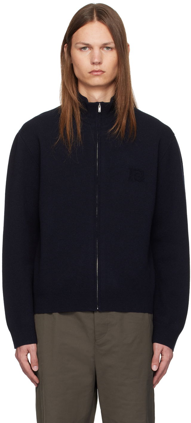Куртка Nanushka Navy Poval Track Jacket чорний | NM24PFSW00457