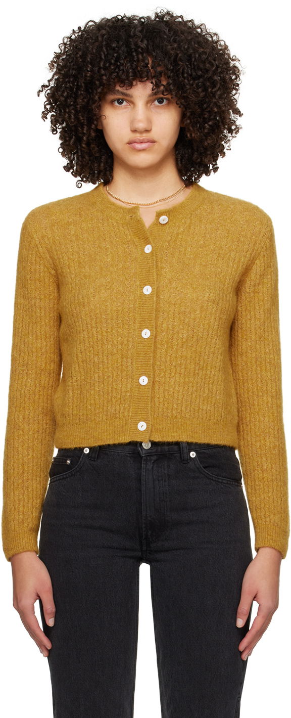 Cветр A.P.C. Milo Cardigan Жовтий | WPABE-F22246
