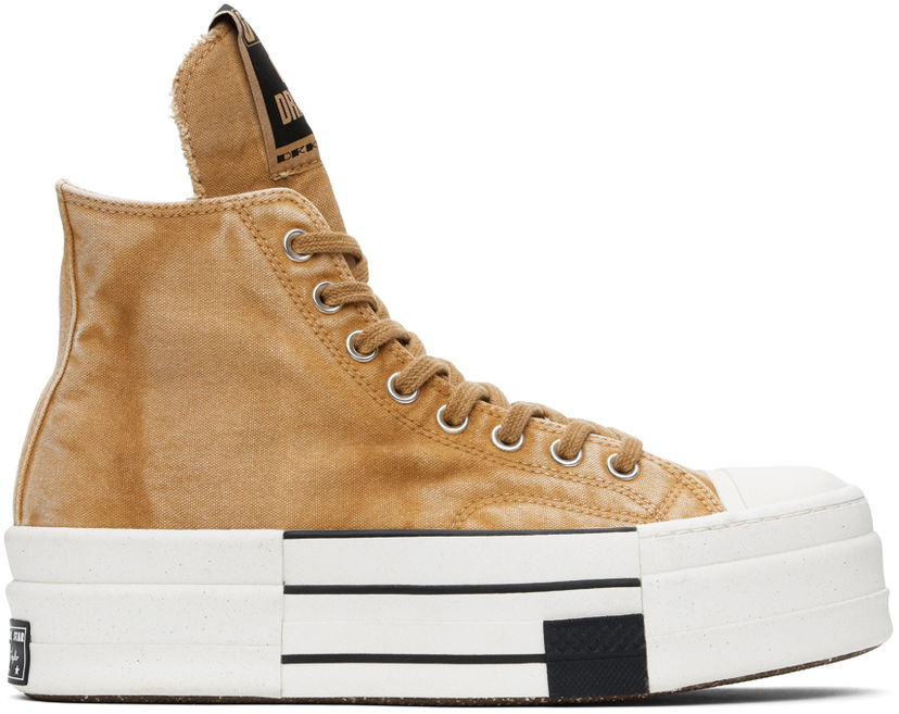 Кросівки та взуття Rick Owens Rick Owens DRKSHDW DBL Drkstar Converse Edition Коричневий | DC01DX756 A06R0