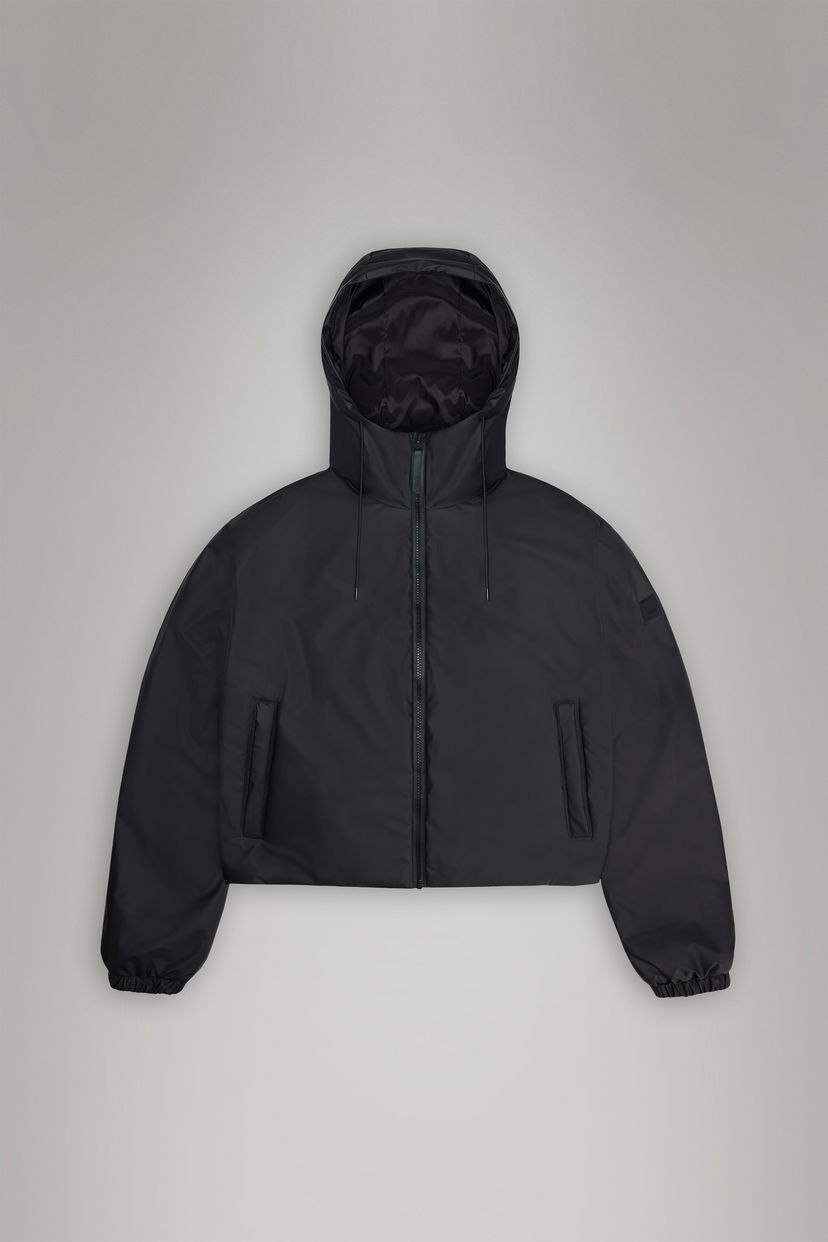 Пуховик Rains Lohja Short Insulated Jacket чорний | 15780\01