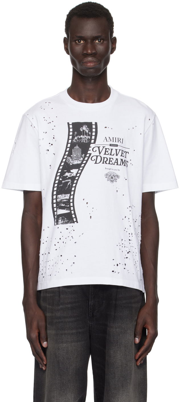 Футболка AMIRI Shotgun T-Shirt білий | AMJYTE1093