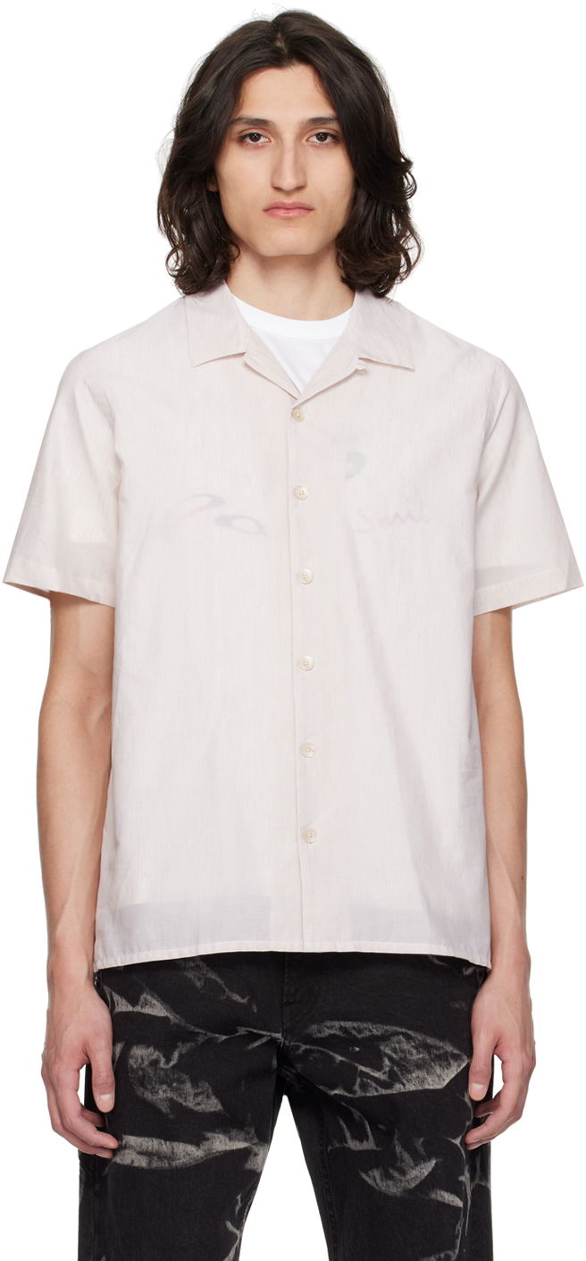 Сорочка Paul Smith PS by Paul Smith Striped Casual Shirt бежевий | M2R-114R-M21793-60
