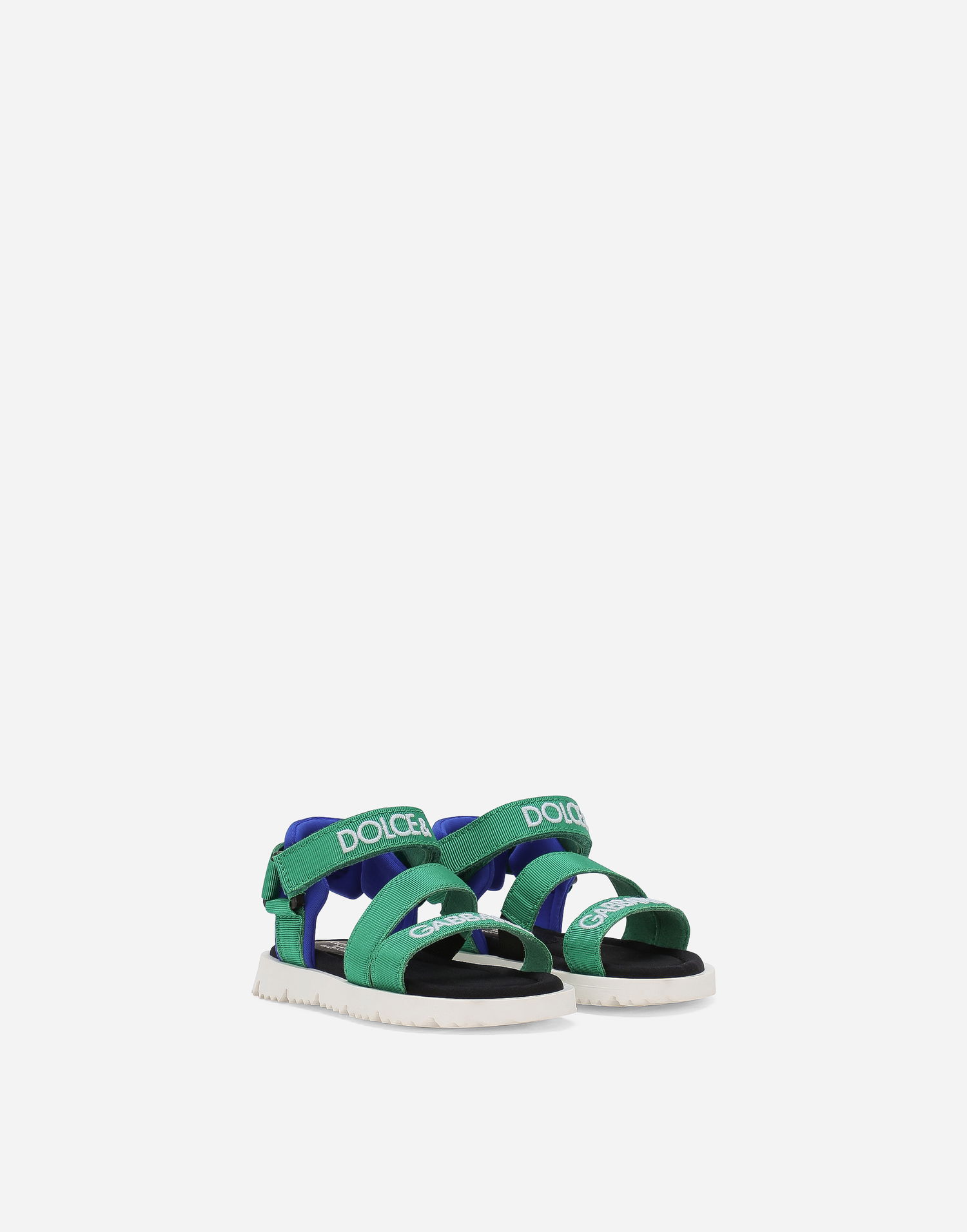 Кросівки та взуття Dolce & Gabbana Dolce & Gabbana Gros-grain First Steps Sandals Різнокольоровий | DL0076AB0288I679, 1
