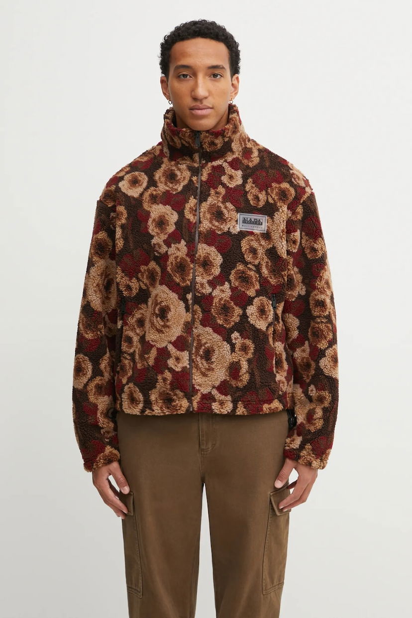 Світшоти Napapijri Napapijri x Martine Rose Floral Fleece Jacket Різнокольоровий | NP0A4FPLFUA1