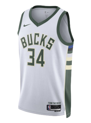 Джерсі Nike Milwaukee Bucks Association Edition 2022/23 Dri-FIT NBA Swingman Jersey білий | DN2084-100