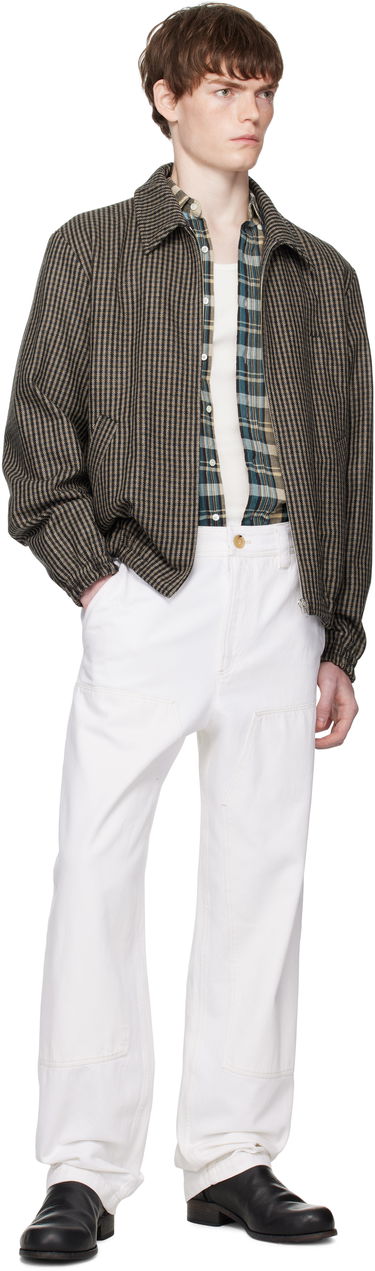 Куртка A.P.C. A.P.C. Gilbert Houndstooth Zip Jacket Коричневий | WOASP-M32018, 3