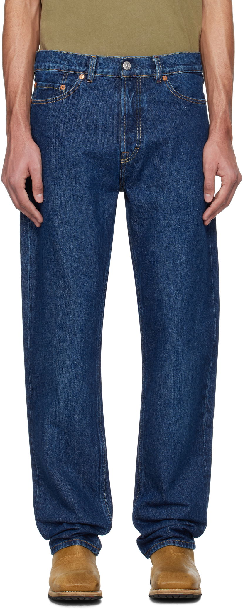 Джинси OUR LEGACY Our Legacy First Cut Jeans Синій | M2255FEB