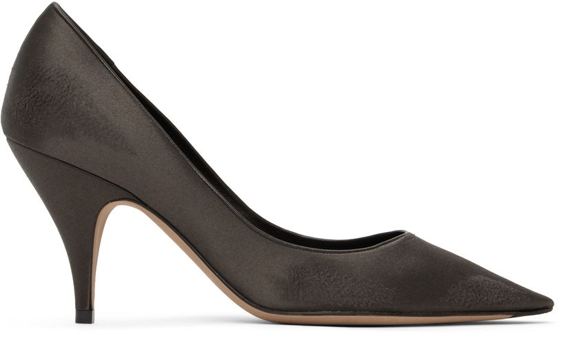 Кросівки та взуття The Row The Row Liisa Satin Heels Сірий | F1544-W326