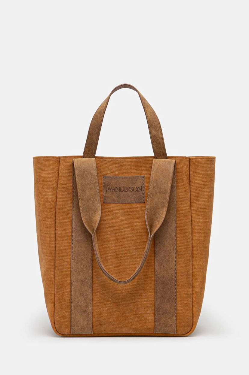сумка-тоут JW Anderson JW Anderson Workwear Cabas Tote Bag Коричневий | HB0660.FA0388.604