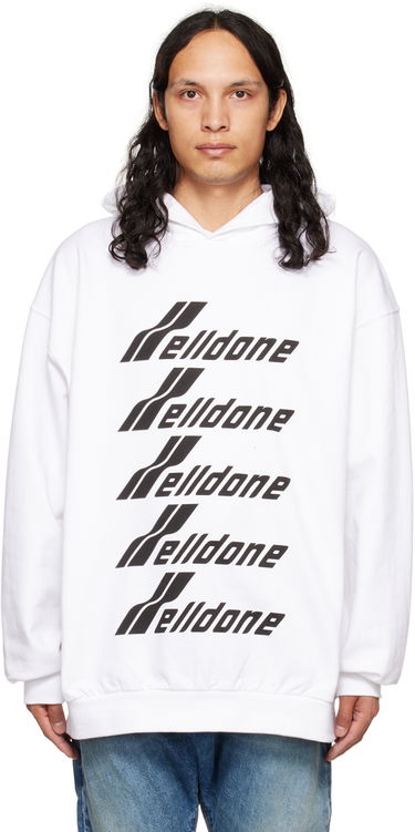 Світшоти We11done We11done Print Hoodie білий | WD-TH3-22-729-U-WH, 0