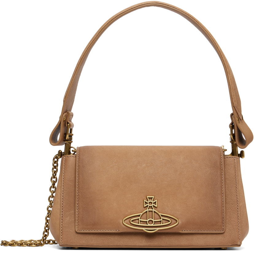 Сумка Vivienne Westwood Vivienne Westwood Hazel Medium Shoulder Bag бежевий | 4602000LW-L00A8-