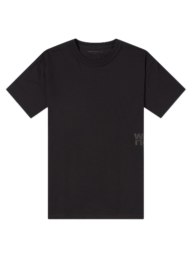 Футболка Alexander Wang Rubberised Logo Cotton T-shirt чорний | 4CC3221357-001
