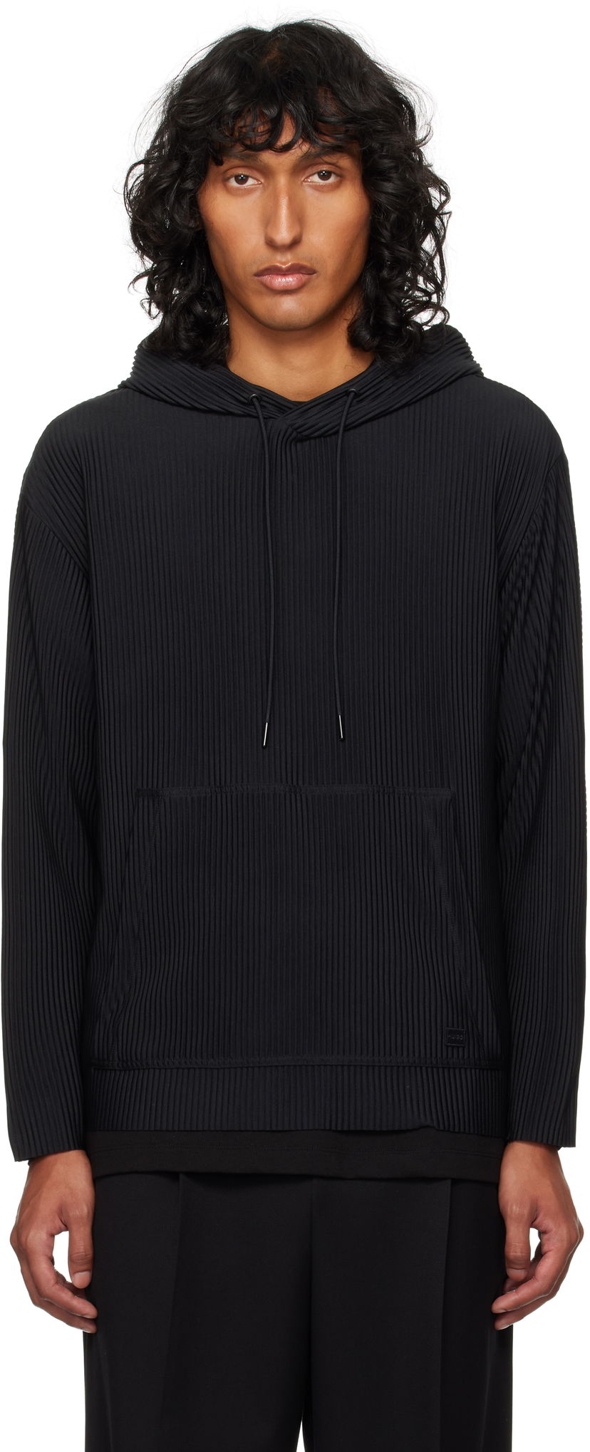 Світшоти BOSS Jersey Hoodie чорний | 50522131