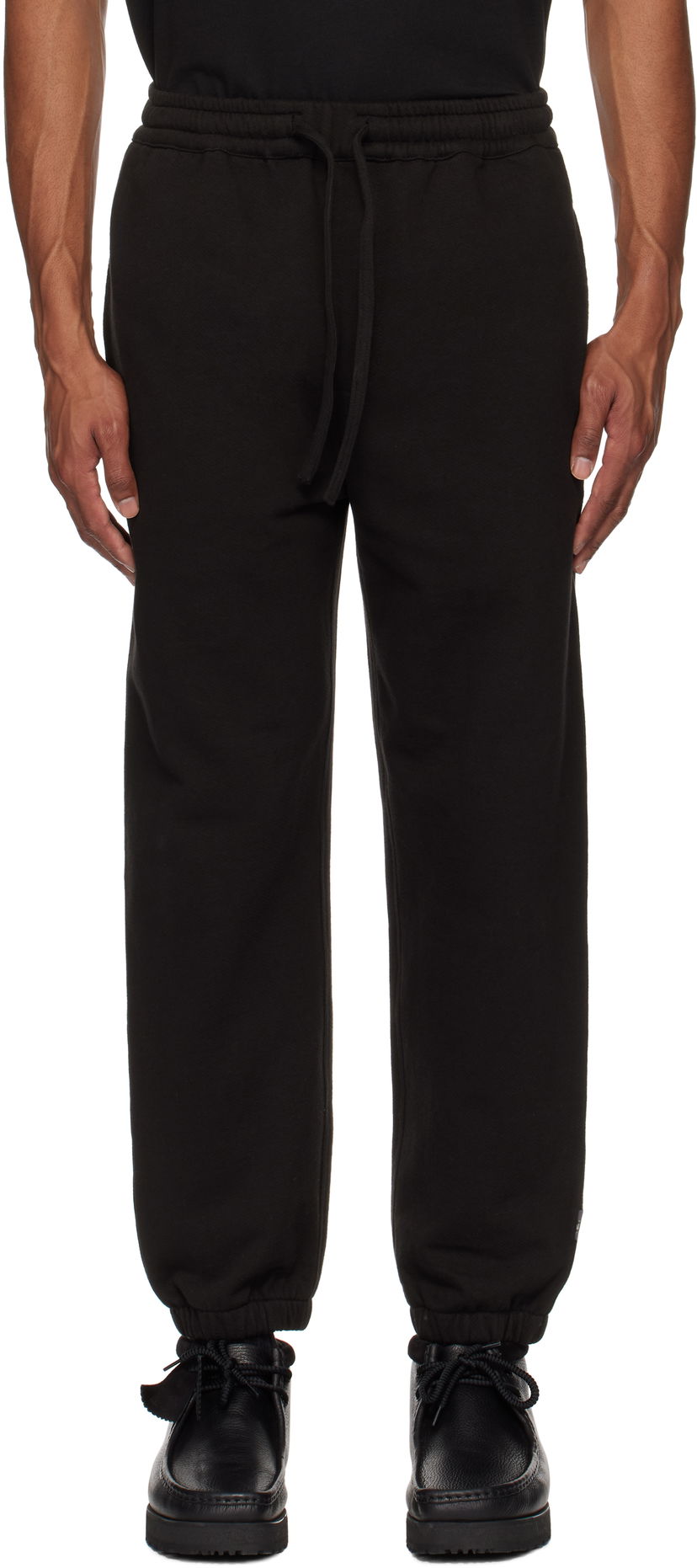 Спортивні штани Maharishi Embroidered Club Edition Sweatpants чорний | 1189 Kamon Emboidere