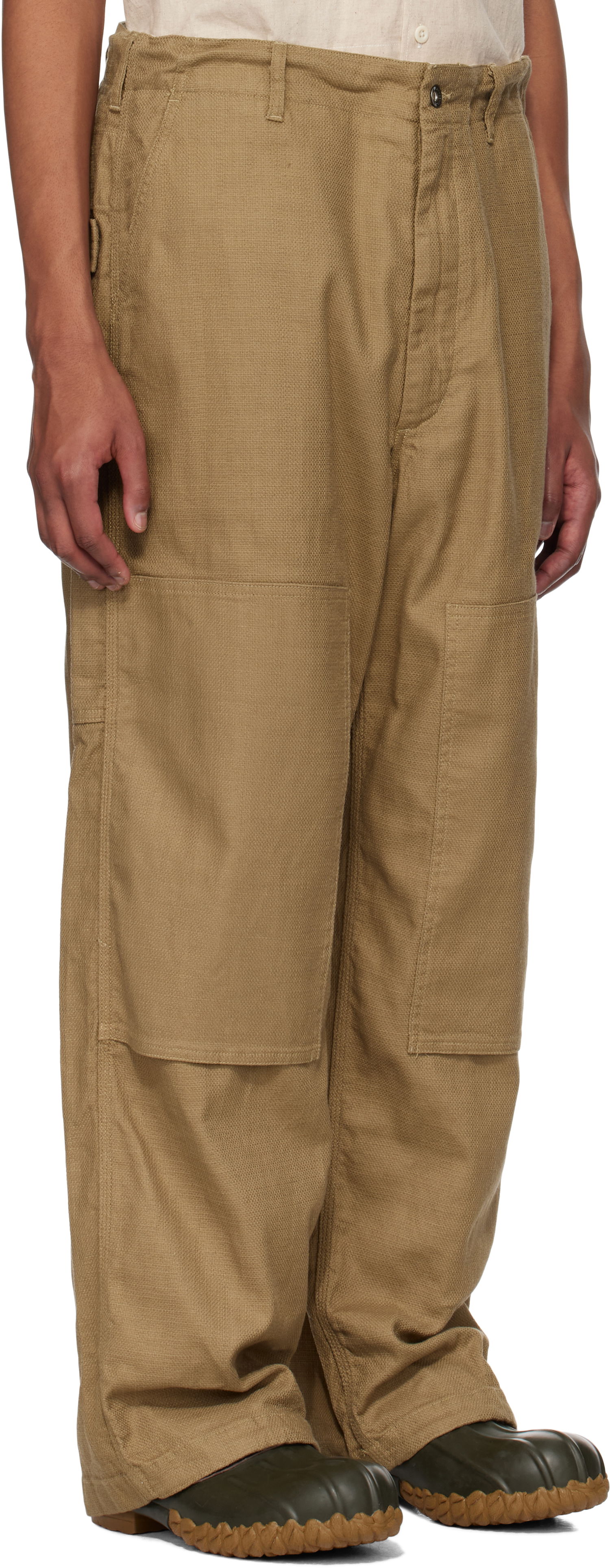 Штани карго Engineered Garments Engineered Garments Painter Trousers Коричневий | 25S1F005, 1