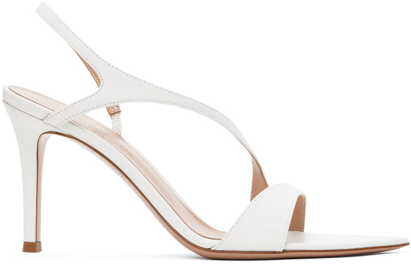 Кросівки та взуття Gianvito Rossi Gianvito Rossi Mayfair Heeled Sandals білий | G32462.85RIC.NAP
