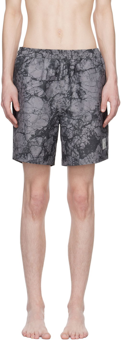Шорти A-COLD-WALL* Marble Swim Shorts Сірий | ACWMSW003