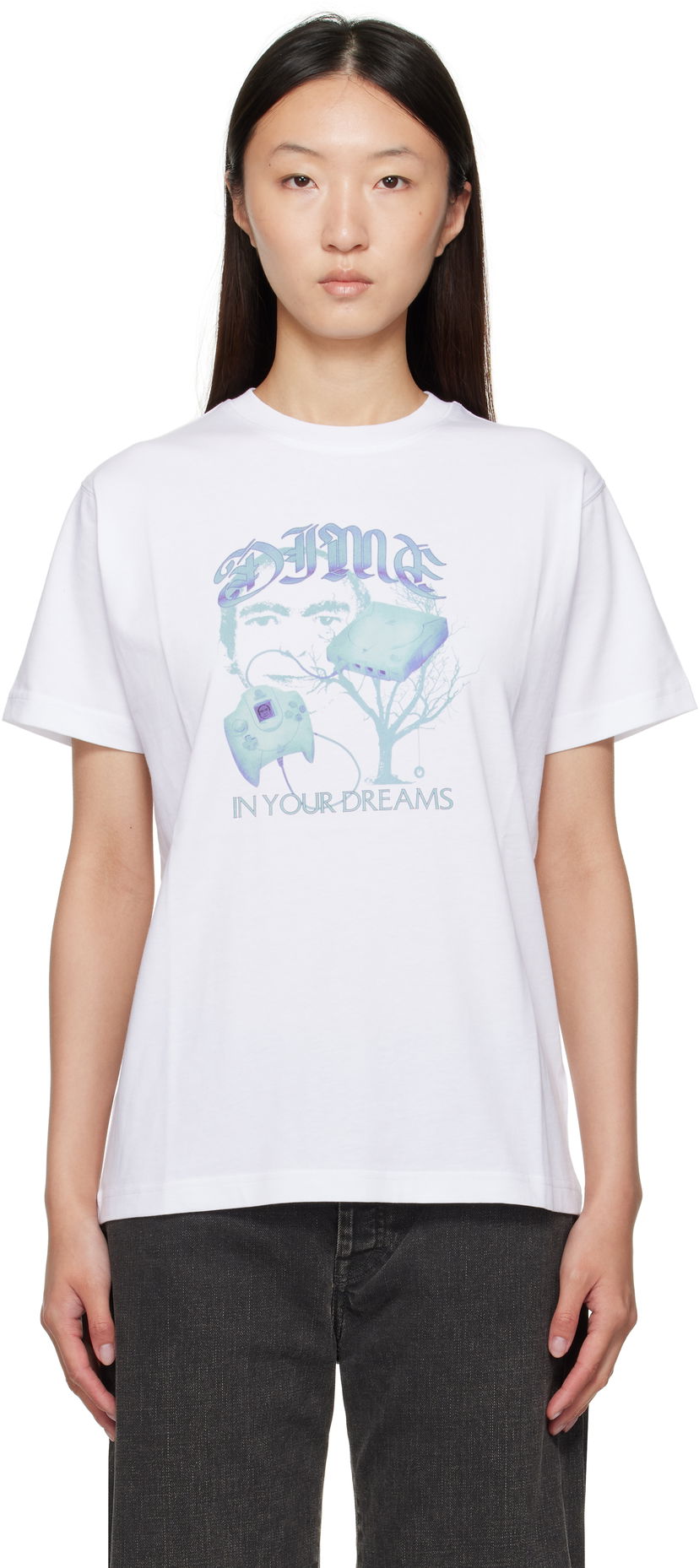 Футболка Dime Dime 'Dreams' T-Shirt білий | DIMESU2556WHT