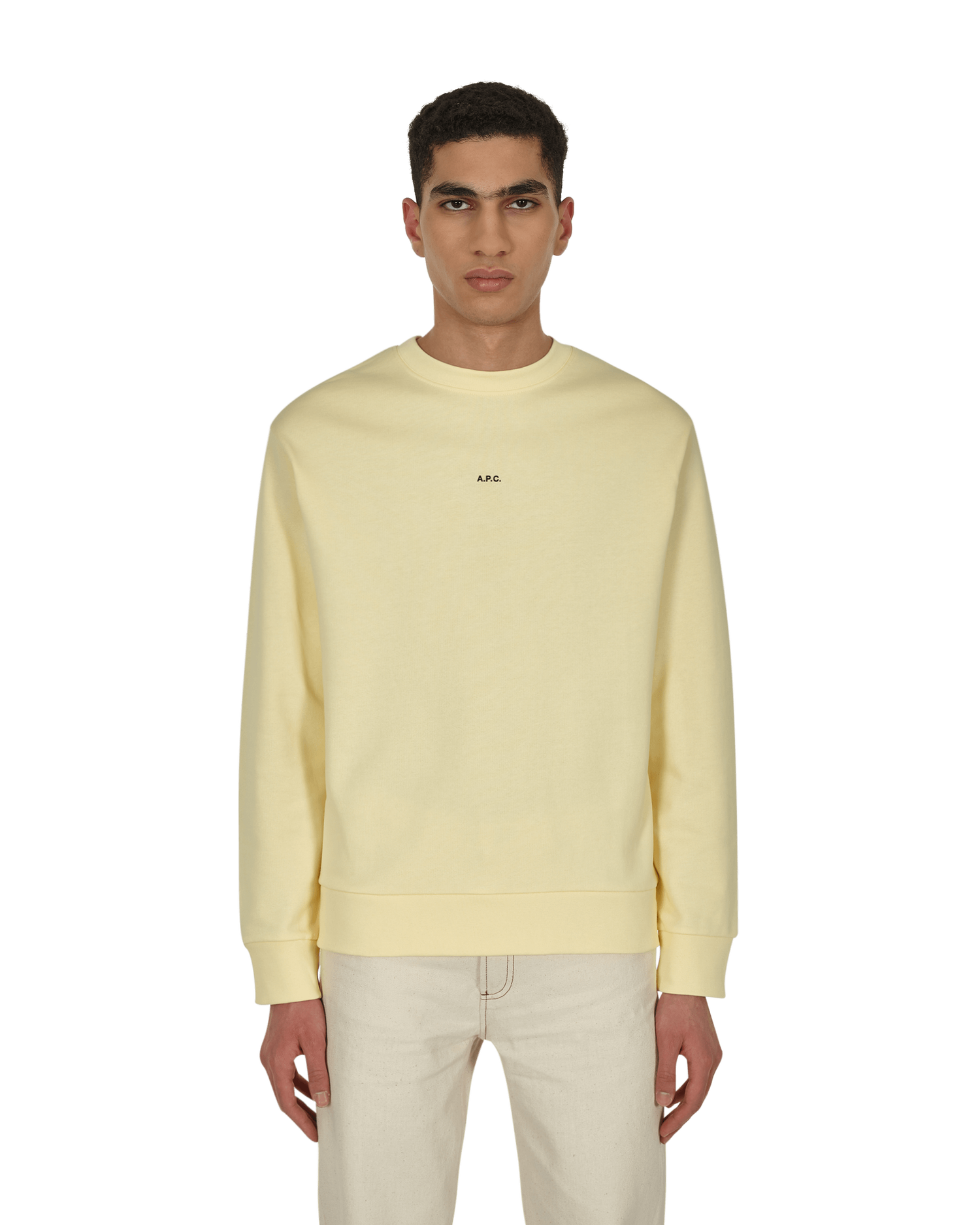 Світшоти A.P.C. Steve Logo Sweat Жовтий | COEIP-H27621-DAB, 0