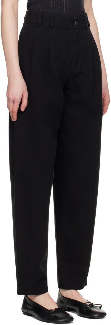 Штани A.P.C. A.P.C. Willow Pleated Carrot Fit Trousers чорний | COGBJ-F08486, 1