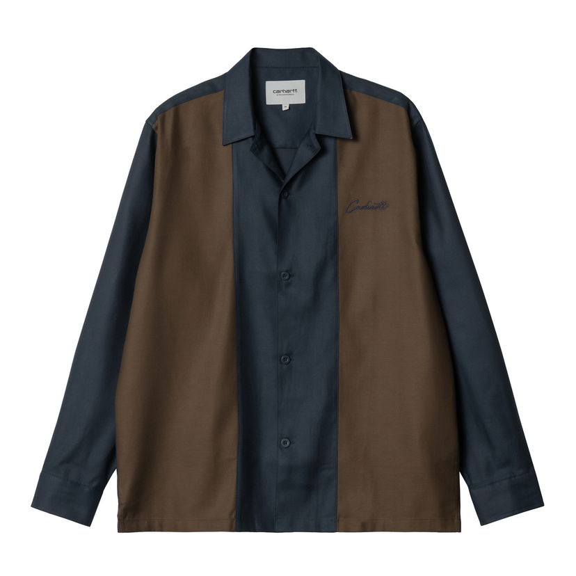 Сорочка Carhartt WIP Long Sleeve Relaxed Fit Shirt Коричневий | I034381_9