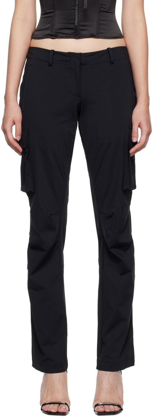 Штани карго Miaou Miaou Raven Cargo Trousers чорний | 1019-CL-BLK