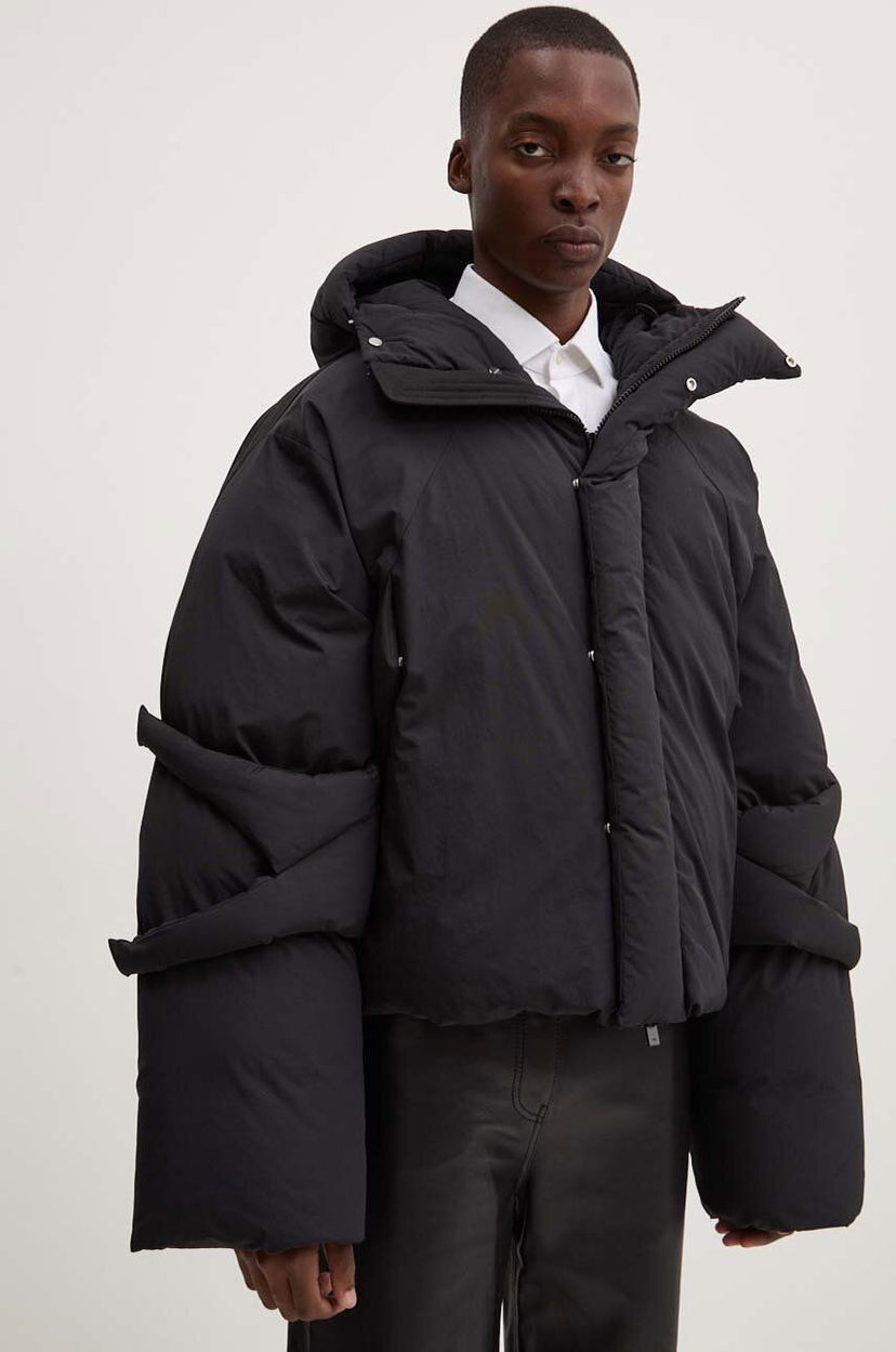 Пуховик HELIOT EMIL Black Puffer Jacket чорний | PREAW24.M.02.131.BLK01