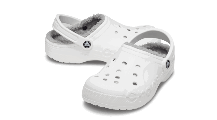 Кросівки та взуття Crocs Baya Lined Clogs білий | 205969-11H, 1