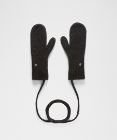 Рукавички lululemon Lululemon Alpaca Wool-Blend Mittens with String, M/L чорний | prod20004055, 4